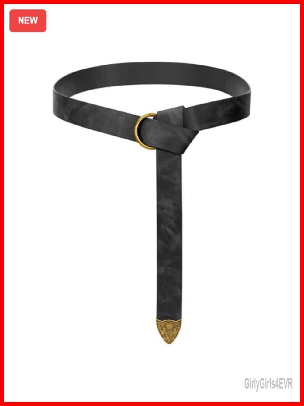 Faux Leather Medieval Belt Renaissance Pirate Viking Halloween Accessory